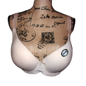 Sofra Light Beige Full Cup Plain Cotton 42D Bra NWT